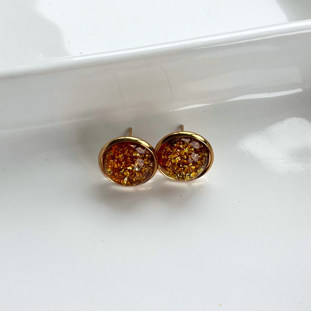 Honeyfire Stud Earrings