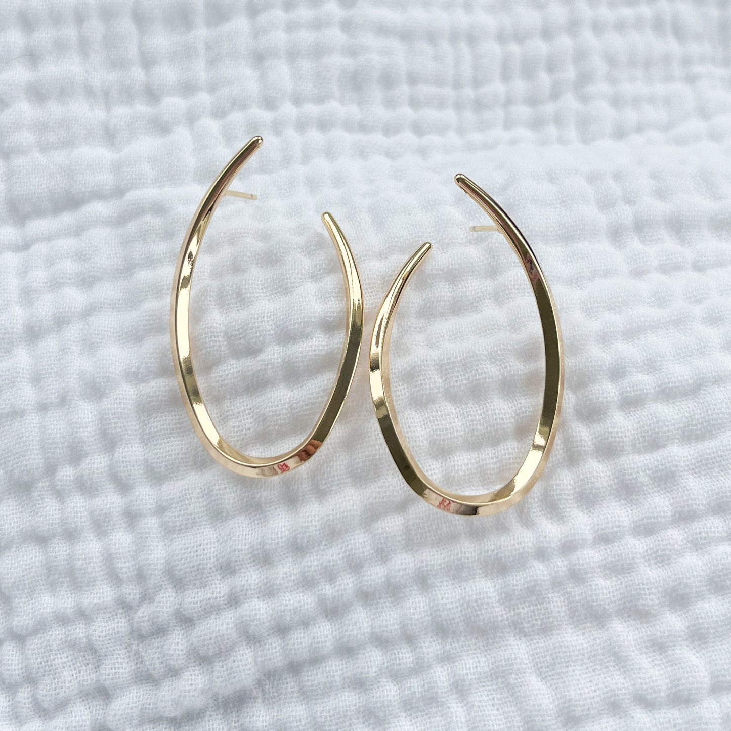 Bali Babe U Gold Hoops