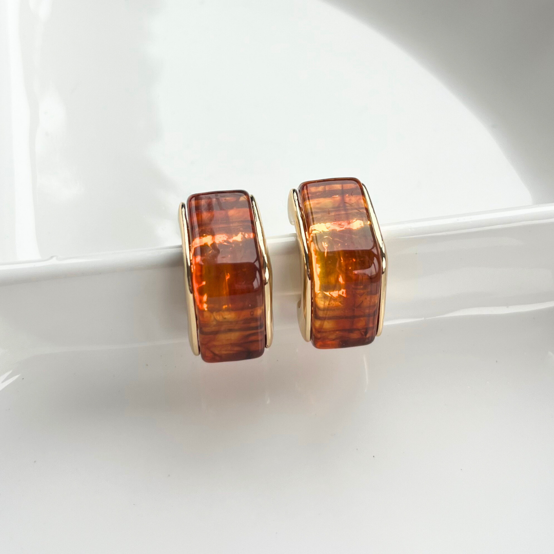 Honey Amour Chunky Hoop Earrings