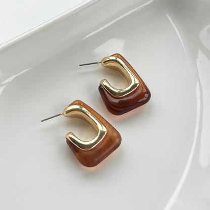 Ember Royale Statement Hoop Earrings