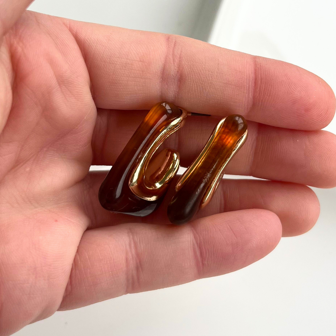 Ember Royale Statement Hoop Earrings