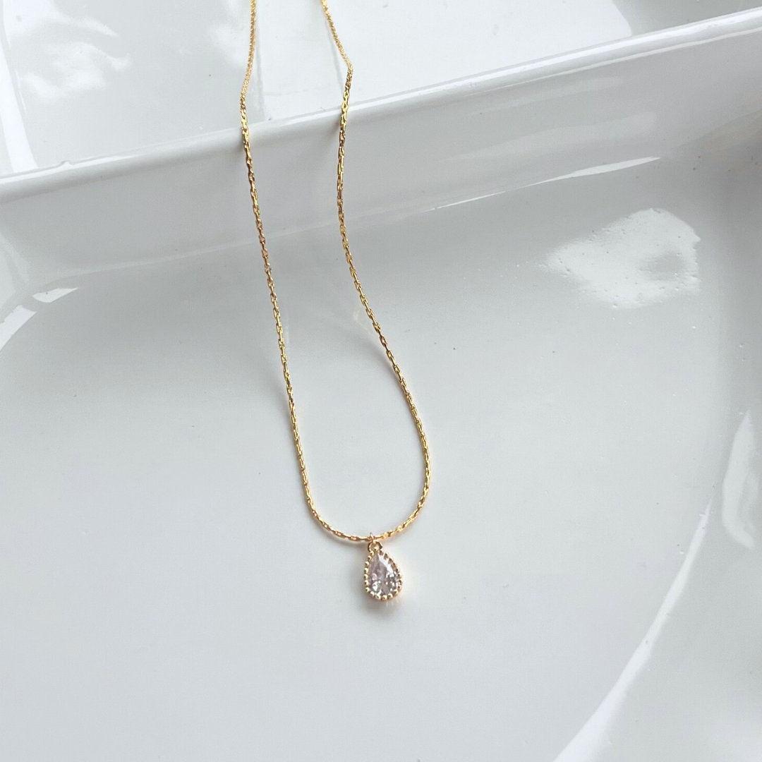 Birthstone Necklace - (BASE ONLY - Charms Added Separate)