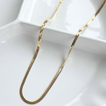 Golden Snake Chain Necklace