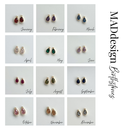 Birthstone Necklace - (BASE ONLY - Charms Added Separate)