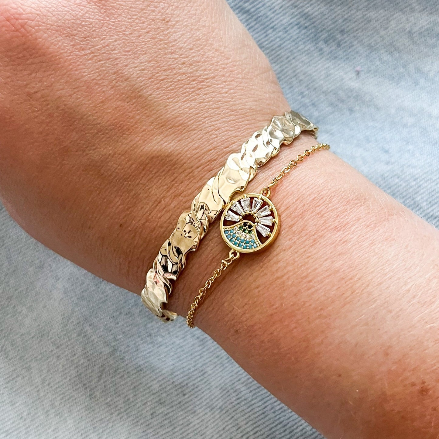 On The Coast Gold Bangle