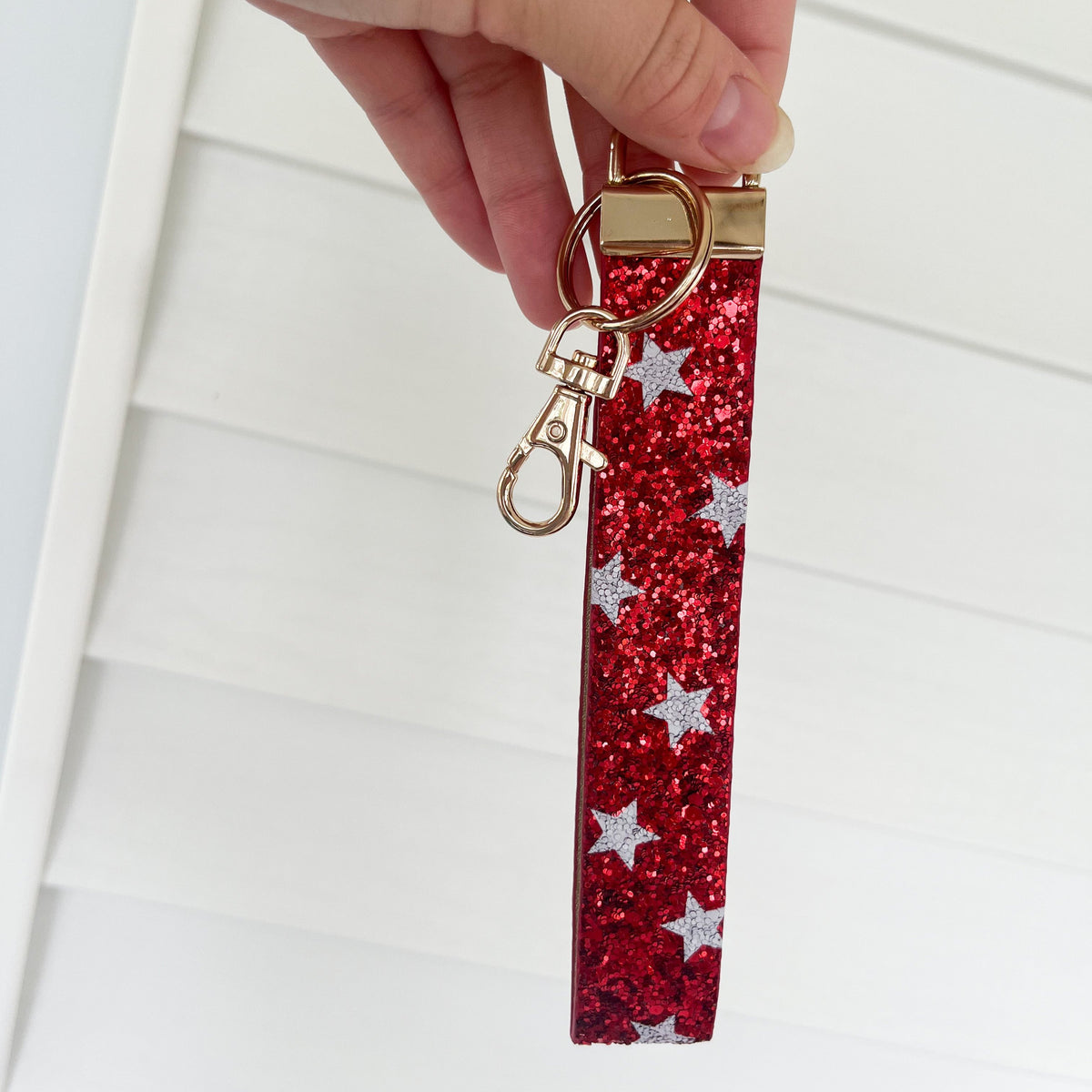 Red Star Keychain Red Glitter Star Keychain – MADdesign