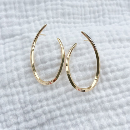 Bali Babe U Gold Hoops