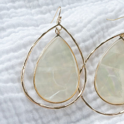 Nantucket Shell Teardrop Earrings