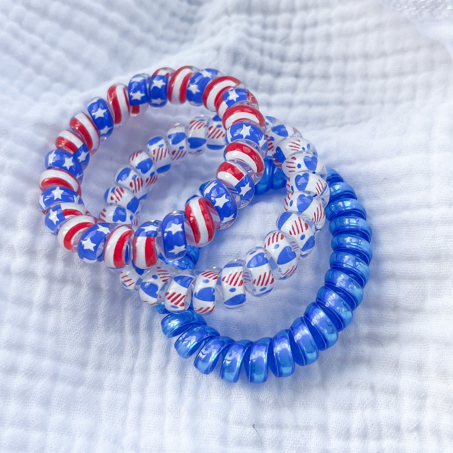 Liberty Love Coil Hair Tie Set of 3