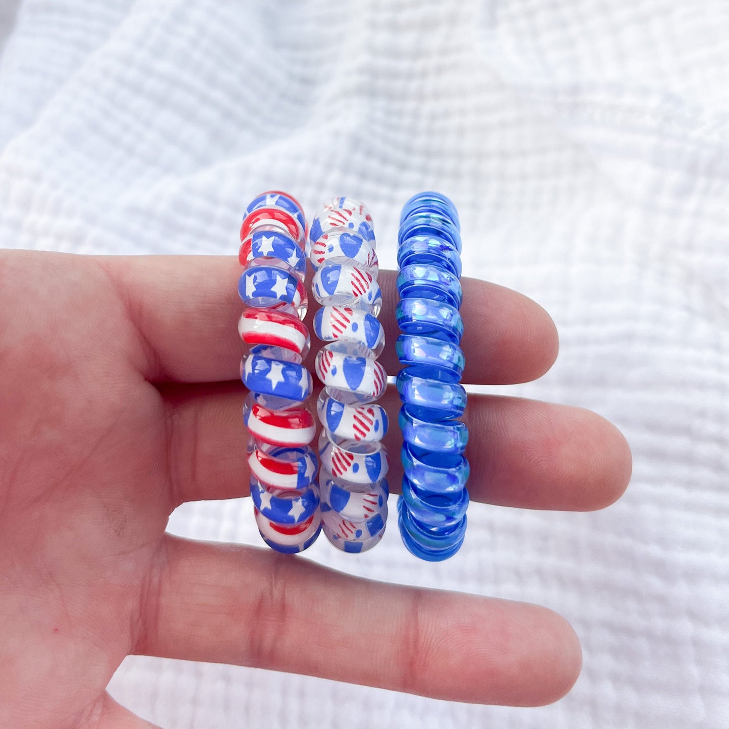 Liberty Love Coil Hair Tie Set of 3
