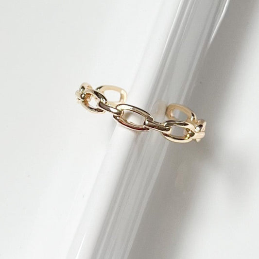 Gold Chain Ring