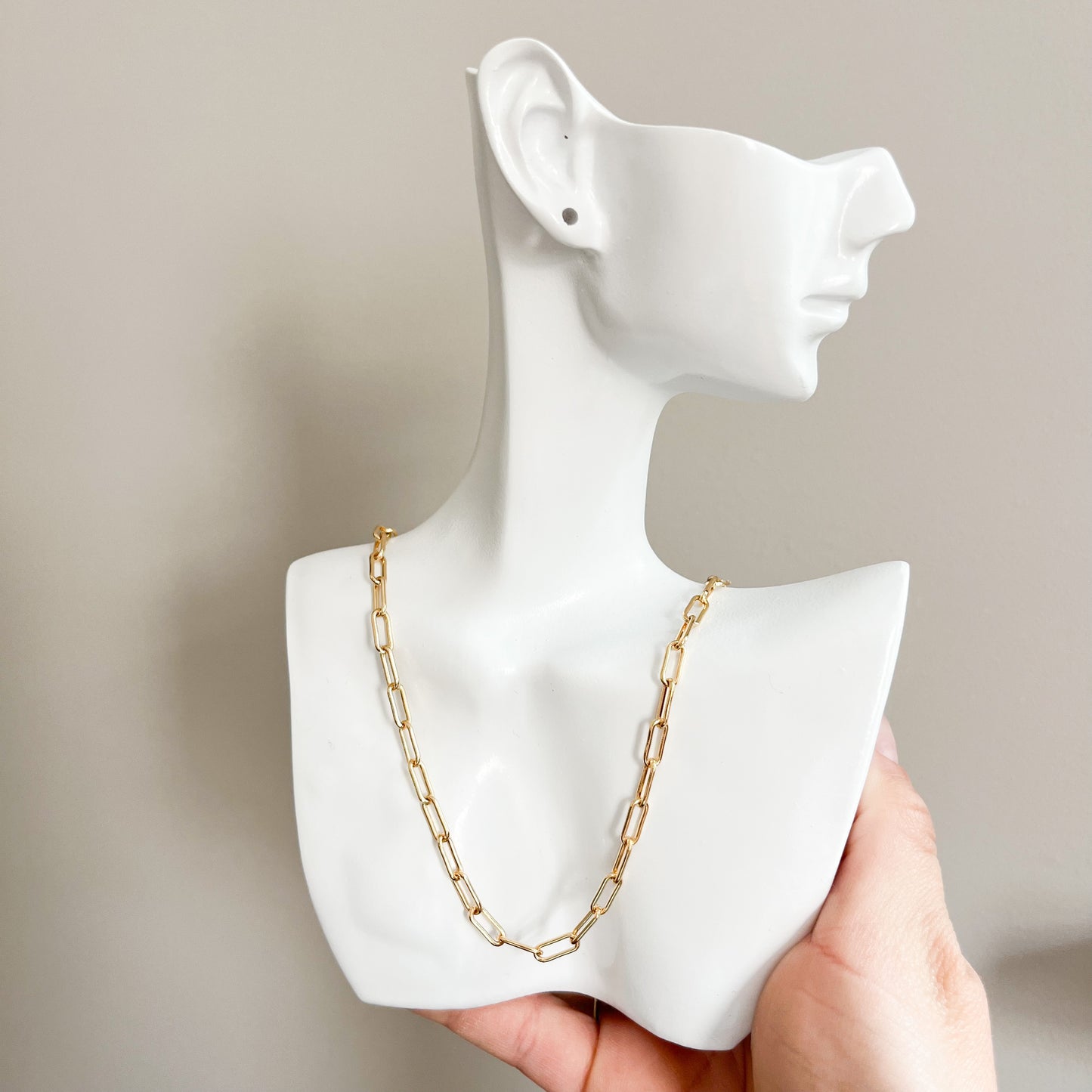 Golden Chain Link Necklace