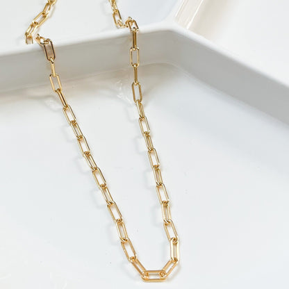 Golden Chain Link Necklace