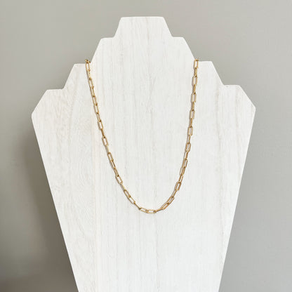 Golden Chain Link Necklace