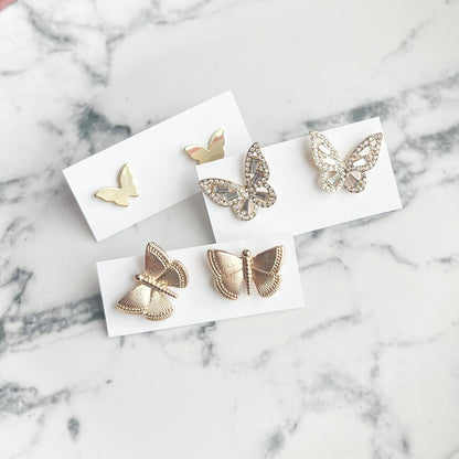 Spring Butterfly Stud Earrings