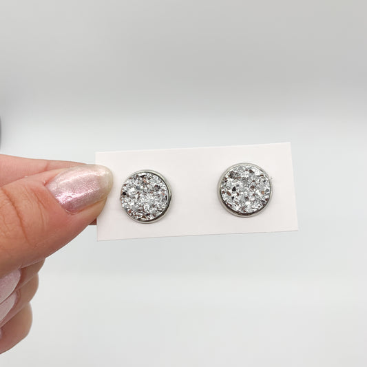 Silver Stud Earrings